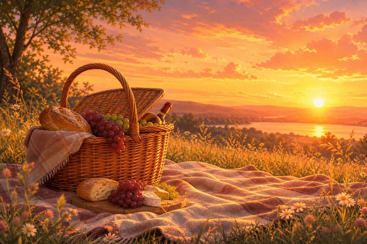 Sunset picnic